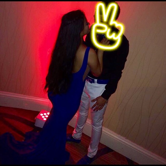 Royal Blue Jovani Prom Dress - Picture 6 of 8